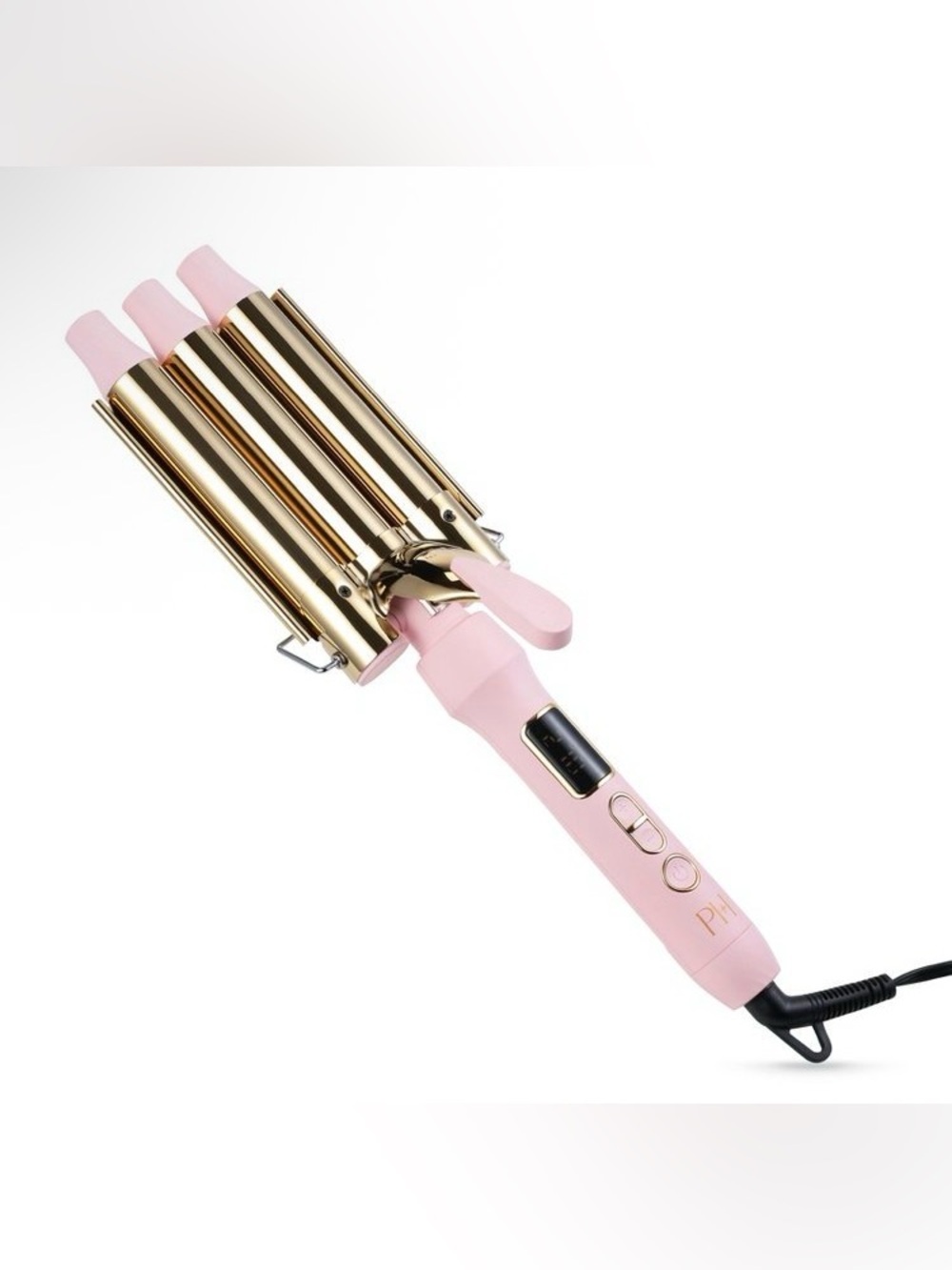 Paris Hilton Pink and Gold Triple Barrel Waver Hair Styler
